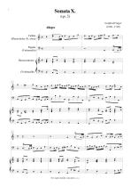 Náhled not [1] - Finger Gottfried (1660 - 1730) - Triová sonáta (op. 5, č. 10)
