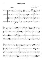 Náhled not [1] - Schmügel Johann Christoph (1727 - 1798) - Sinfonie in D