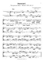 Náhled not [9] - Telemann Georg Philipp (1681 - 1767) - Duetto in G (TWV 40 : 111 Der getreue Musik-Meister)