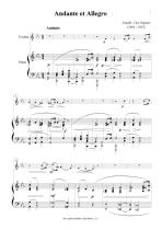 Náhled not [1] - Ropartz Joseph - Guy (1864 - 1955) - Andante et Allegro