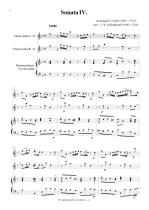 Náhled not [1] - Corelli - Schickhardt - Sonata IV.