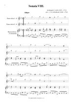Náhled not [1] - Corelli - Schickhardt - Sonata VIII.