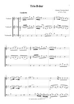 Náhled not [1] - Bach Johann Christian (1735 - 1782) - Trio B dur