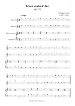 Náhled not [1] - Corbett William (1680 - 1748) - Triová sonáta C dur (op. 2/2)