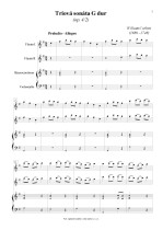 Náhled not [1] - Corbett William (1680 - 1748) - Triová sonáta G dur (op. 4/2)