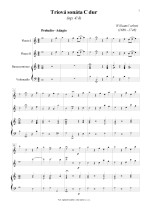 Náhled not [1] - Corbett William (1680 - 1748) - Triová sonáta C dur (op. 4/4)