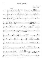 Náhled not [1] - Mattheson Johann (1681 - 1764) - Sonáta g moll (transpozice)
