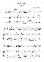 Náhled not [1] - Bigaglia Diogenio (1676 - 1745) - Sonata IV. (op. 1)