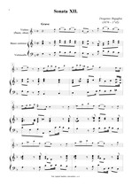 Náhled not [1] - Bigaglia Diogenio (1676 - 1745) - Sonata XII. (op. 1)