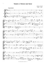 Náhled not [1] - Dornel Louis Antoine (1685-1765) - Sonate a 3 dessus sans basse (Concerts de simphonies)