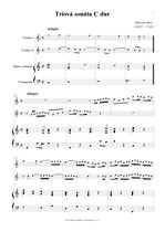 Náhled not [1] - Bitti Martino (1655? - 1743) - Triová sonáta C dur