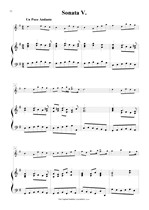 Náhled not [6] - Galliard Johann Ernst (? - 1747) - Sonáty 4 - 6