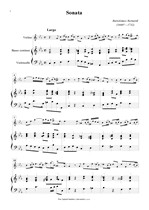 Náhled not [1] - Bernardi Bartolomeo (1660? - 1732) - Sonata (c moll)