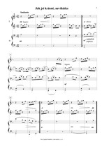 Náhled not [3] - Luklová Jaroslava (*1936) - Vánoční koledy pro čtyřruční klavír