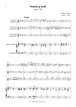 Náhled not [1] - Finger Gottfried (1660 - 1730) - Sonata g moll (op. 1/8)