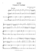 Náhled not [1] - Lalande Michel Richard de (1657 - 1726) - SUITE - Concert d´ Esculape