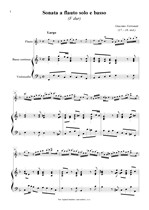 Náhled not [1] - Ferronati Giacomo (17. - 18. stol.) - Sonata a flauto solo e basso (Biblioteca Palatina 5)