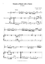 Náhled not [1] - Valentini Giuseppe (1681 - 1753) - Sonata a flauto solo e basso (Biblioteca Palatina 21)
