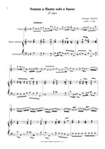 Náhled not [1] - Valentini Giuseppe (1681 - 1753) - Sonata a flauto solo e basso (Biblioteca Palatina 22)