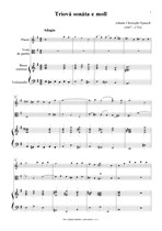 Náhled not [1] - Pepusch Johann Christoph (1667 - 1752) - Triová sonáta e moll