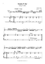 Náhled not [1] - Bitti Martino (1655? - 1743) - Sonáta F dur (úprava)