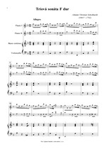 Náhled not [1] - Schickhardt Johann Christian (1681? - 1762) - Triová sonáta F dur
