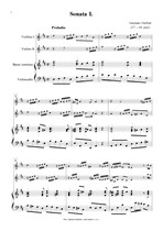 Náhled not [1] - Furloni Gaetano (17. - 18. stol.) - Sonata I.