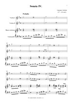 Náhled not [1] - Furloni Gaetano (17. - 18. stol.) - Sonata IV.