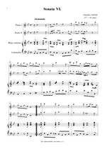 Náhled not [1] - Furloni Gaetano (17. - 18. stol.) - Sonata VI. - úprava