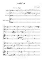 Náhled not [1] - Furloni Gaetano (17. - 18. stol.) - Sonata VII.