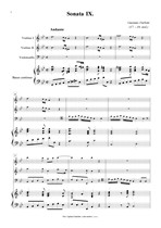 Náhled not [1] - Furloni Gaetano (17. - 18. stol.) - Sonata IX.