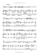 Náhled not [2] - Telemann Georg Philipp (1681 - 1767) - Sonata C dur (TWV 41:C4)