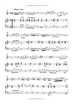 Náhled not [2] - Telemann Georg Philipp (1681 - 1767) - Sonata d moll (TWV 41:d3)