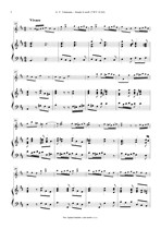 Náhled not [2] - Telemann Georg Philipp (1681 - 1767) - Sonata h moll (TWV 41:h5)