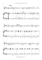 Náhled not [2] - Telemann Georg Philipp (1681 - 1767) - Sonata E dur (TWV 41:E6)