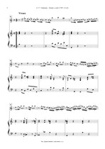 Náhled not [2] - Telemann Georg Philipp (1681 - 1767) - Sonata a moll (TWV 41:a5)