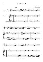 Náhled not [1] - Loeillet Jacques (1685 - 1748) - Sonata e moll