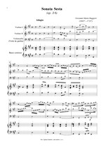 Náhled not [1] - Ruggieri Giovanni Maria (1665? - 1725?) - Sonata Sesta (op. 3/6)