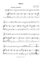 Náhled not [1] - Dieupart Charles (1667? - 1740?) - Suite I. (transpozice z A do G dur)
