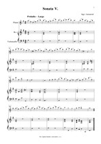 Náhled not [5] - Garzaroli (17. - 18. stol.) - Sonata IV., V., VI.
