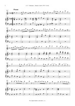 Náhled not [2] - Telemann Georg Philipp (1681 - 1767) - Sonata d moll (TWV 41:d4)