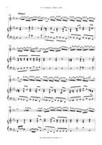 Náhled not [2] - Telemann Georg Philipp (1681 - 1767) - Sonata c moll