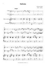 Náhled not [1] - Albrici Vincenzo (1631 - 1690?) - Sinfonia