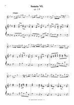 Náhled not [5] - Barsanti Francesco (1690 - 1772) - Sonata V., VI.