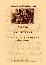 Náhled titulu - Anonym - Balletti a 5 (archív Kroměříž A 864)