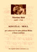Náhled titulu - Bitti Martino (1655? - 1743) - Sonáta g - moll