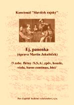 Náhled titulu - Jakubíček Martin (*1965) - Ej, panenka - úprava (Vietorisův kodex)