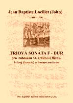 Náhled titulu - Loeillet Jean Baptiste /John/ (1680 - 1730) - Triová sonáta F - dur