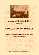Náhled titulu - Pez Johann Christoph (1664 - 1716) - Concerto pastorale