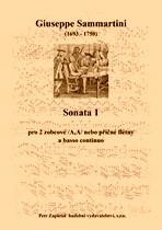 Náhled titulu - Sammartini Giuseppe (1693 - 1750) - Triové sonáty č. 1 - 4